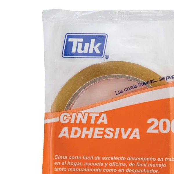 CINTA ADH. 24X65M. TRANSP. TUK 200 C.24